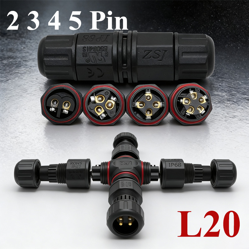 2Pin L20 Cable Connector for L - Outdoor Lighting Joint Box incelemesi ve fiyatı