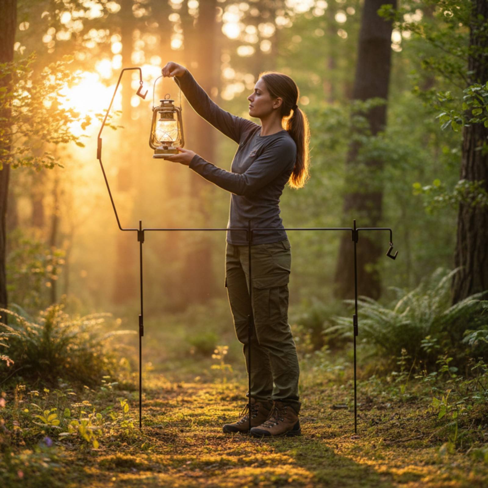 Camping Lantern Stand Easy to  - Outdoor Lighting Pole incelemesi ve fiyatı