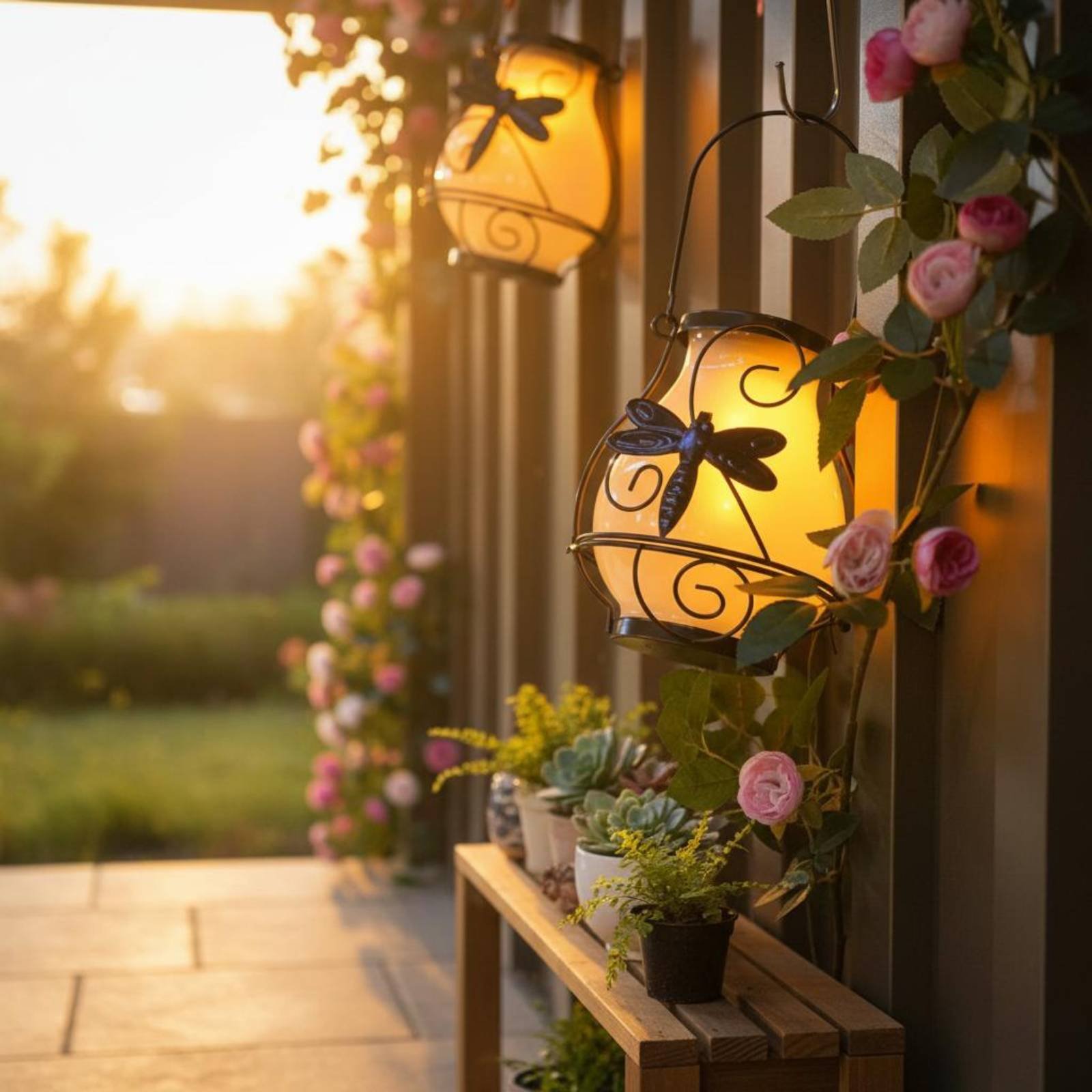 Solar Butterfly Lantern Waterp - Outdoor Lighting And Decor incelemesi ve fiyatı