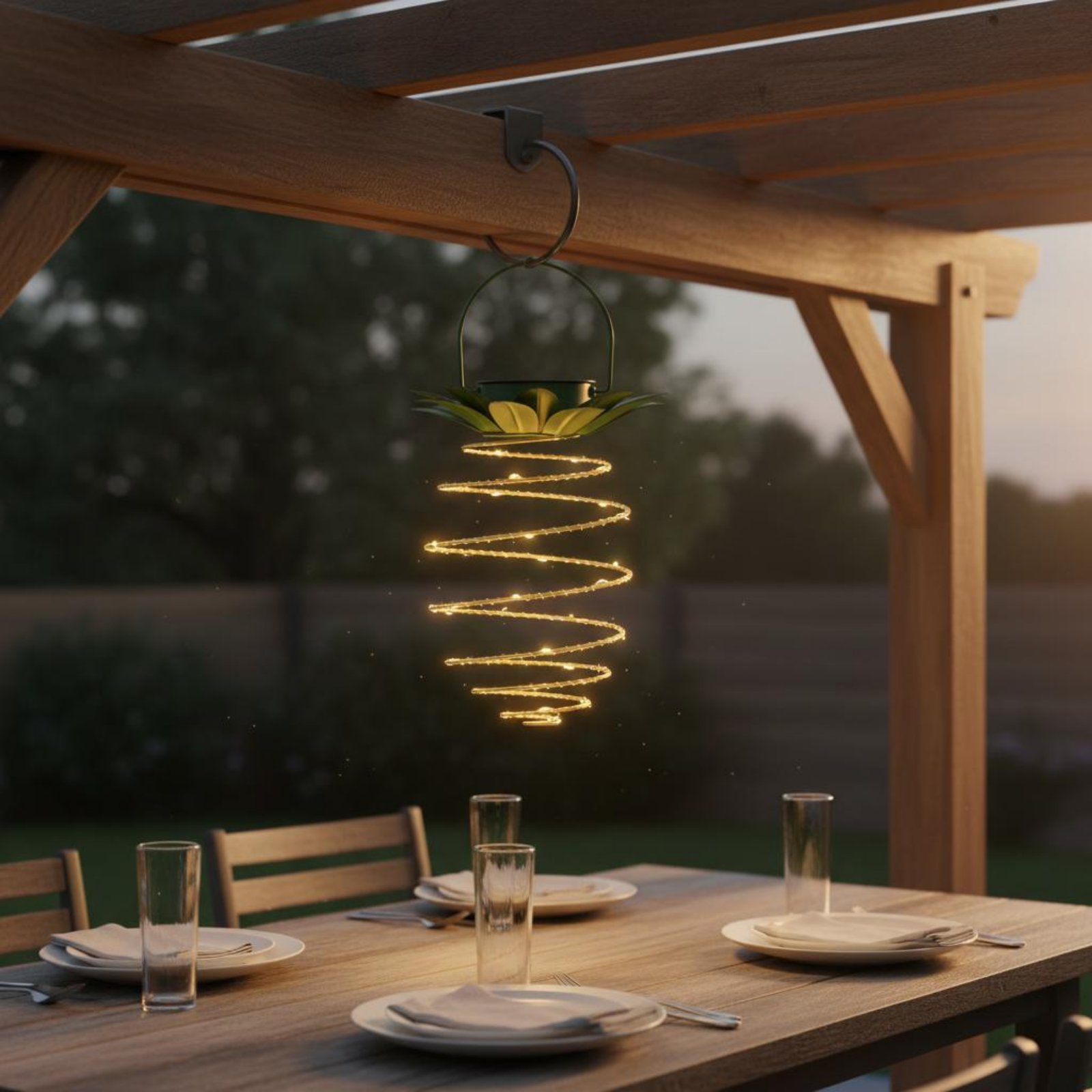 2 Pieces Solar Pineapple Lamp  - Outdoor Lighting And Decor incelemesi ve fiyatı