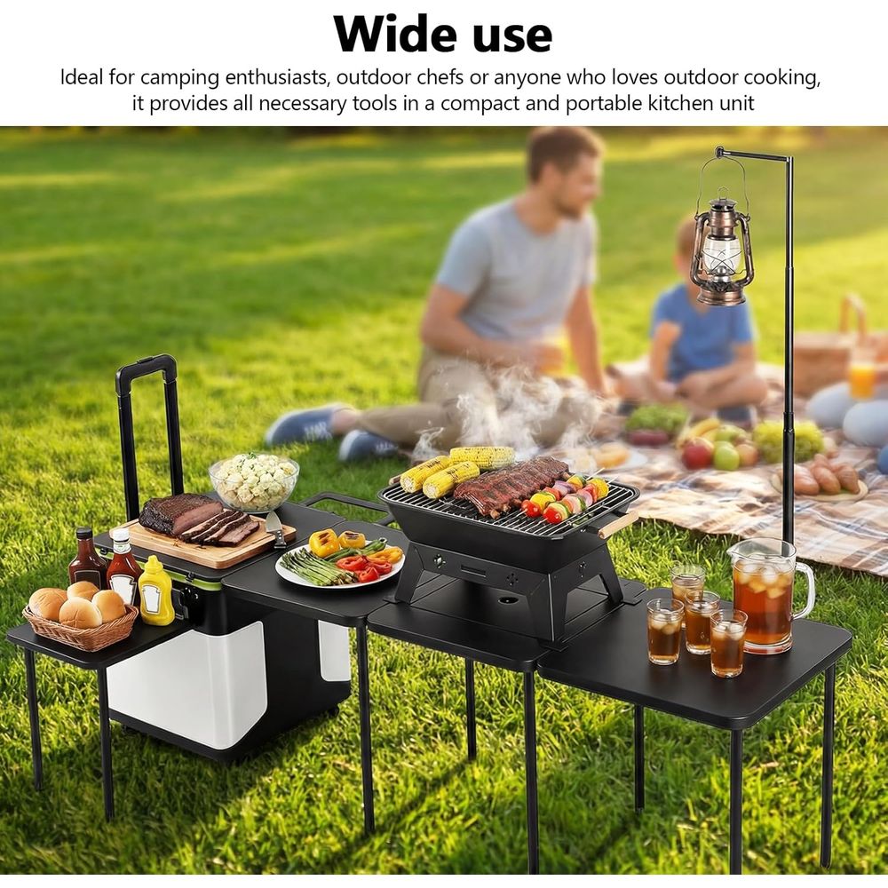 Portable Camping Kitchen Stati - Outdoor Lighting Pole incelemesi ve fiyatı