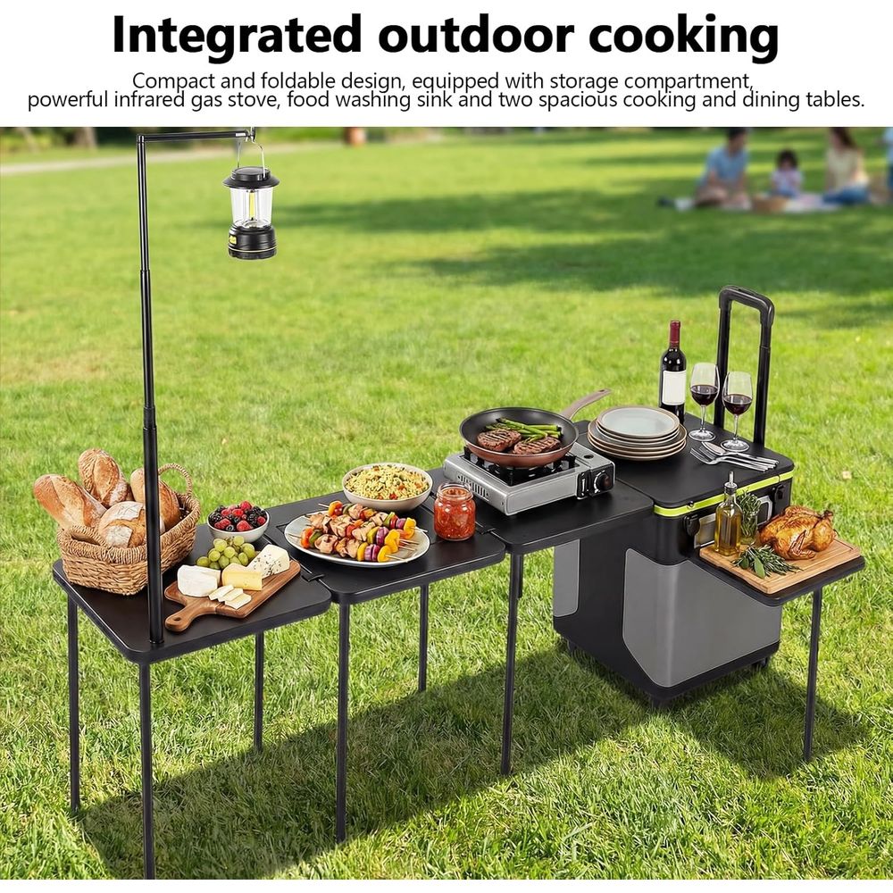 Portable Camping Kitchen Stati - Outdoor Lighting Pole incelemesi ve fiyatı