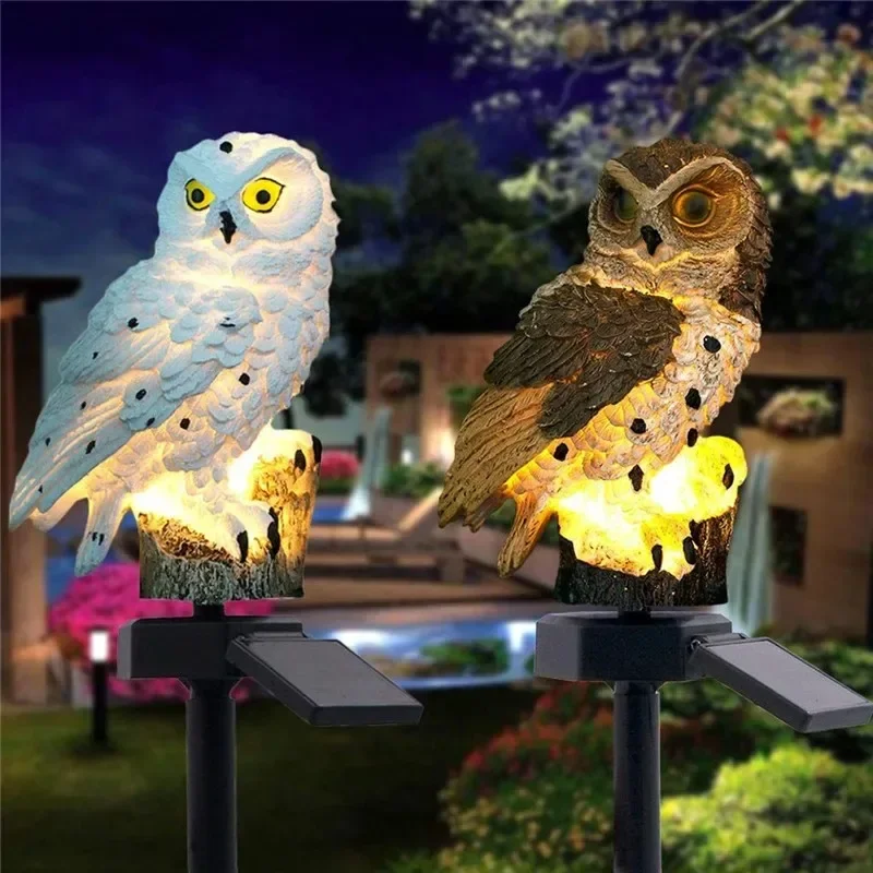 Solar Owl Statue Garden Light  - Outdoor Lighting Patio incelemesi ve fiyatı