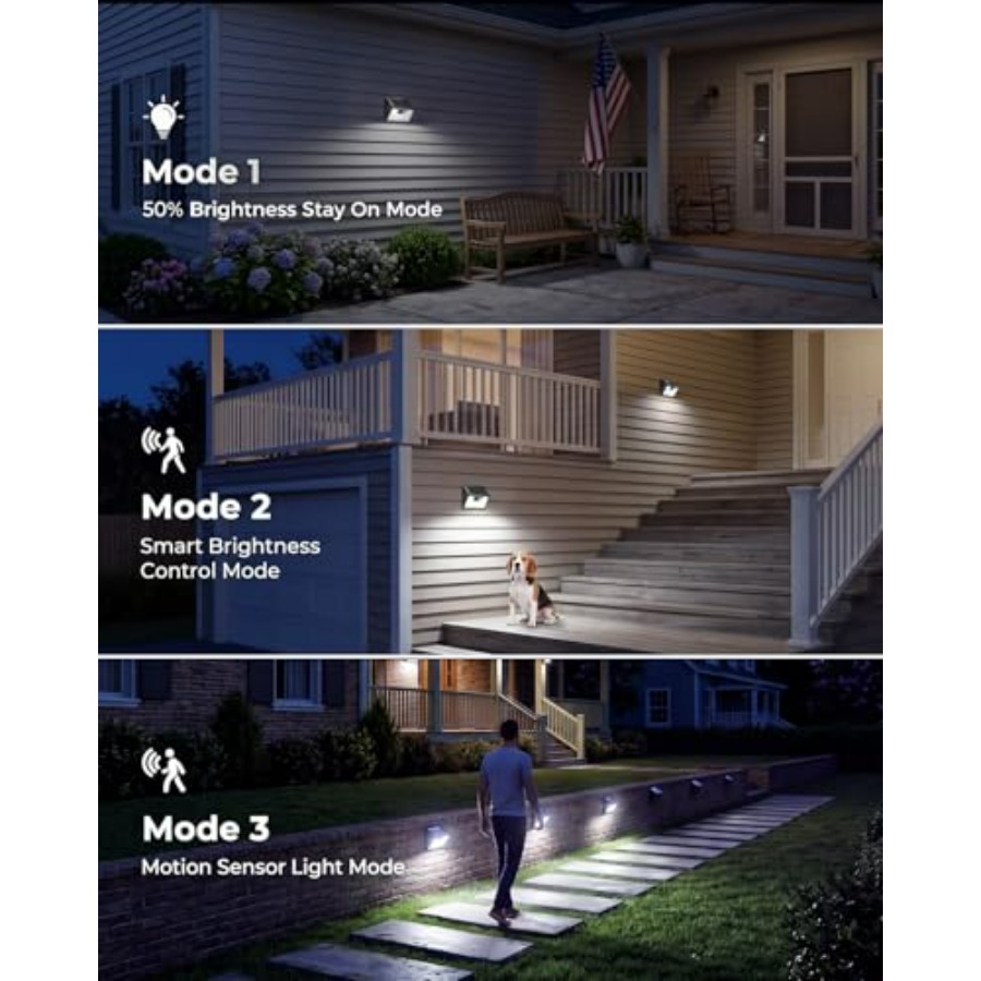 Solar Lights Outdoor Motion Se - Outdoor Lighting With Motion Sensor incelemesi ve fiyatı