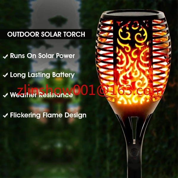 96led Outdoor Garden Decoratio - Fire Torch Solar incelemesi ve fiyatı