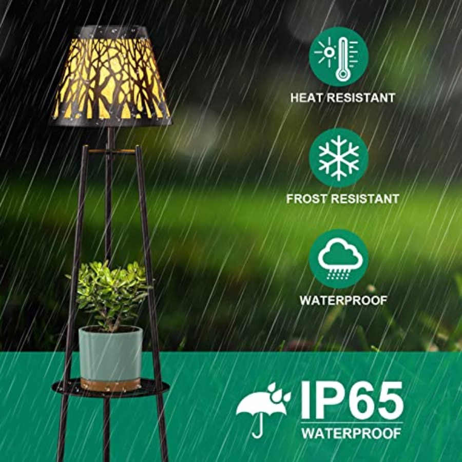 2 Pack Outdoor Solar Floor Lam - Outdoor Lighting And Decor incelemesi ve fiyatı