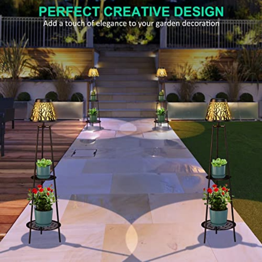 2 Pack Outdoor Solar Floor Lam - Outdoor Lighting And Decor incelemesi ve fiyatı