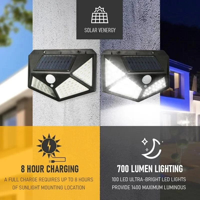 100Led Multifunctional Solar L - Outdoor Lighting With Motion Sensor incelemesi ve fiyatı