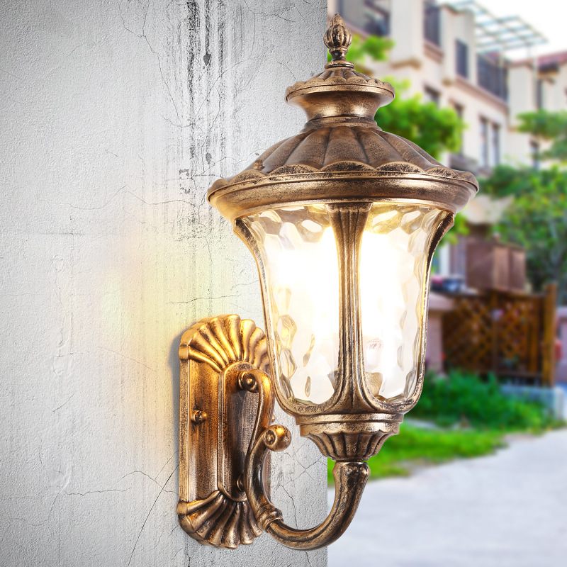 European Retro Outdoor Waterpr - Outdoor Lighting Bronze incelemesi ve fiyatı