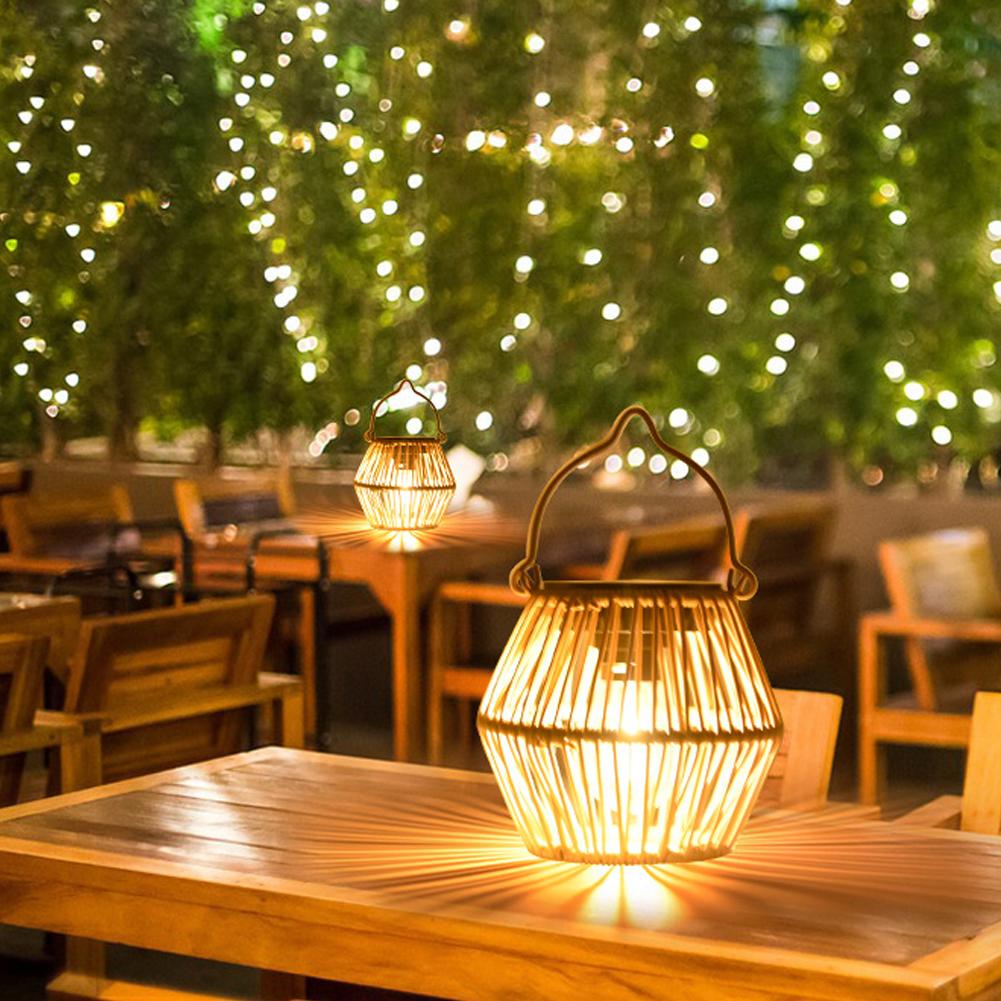 IP65 Waterproof Solar Rattan L - Outdoor Lighting And Decor incelemesi ve fiyatı