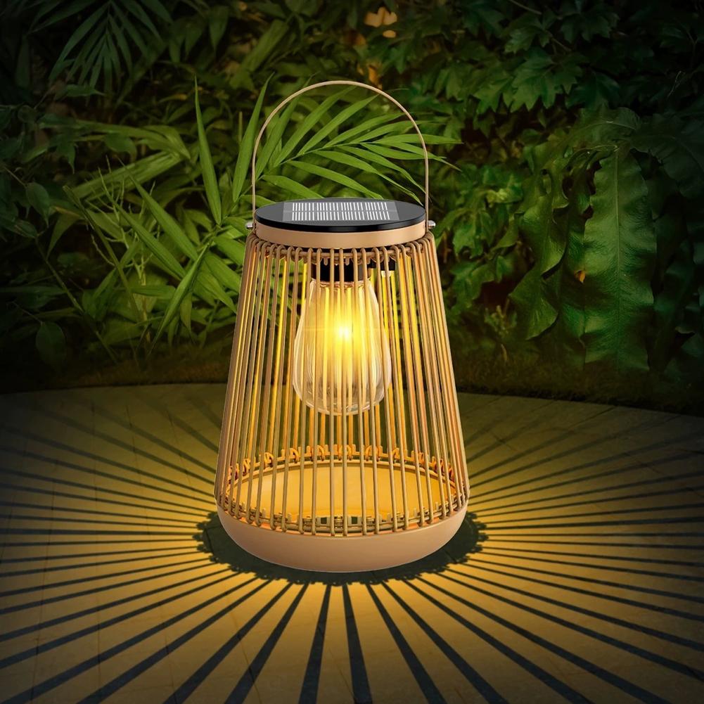 IP65 Waterproof Solar Rattan L - Outdoor Lighting And Decor incelemesi ve fiyatı