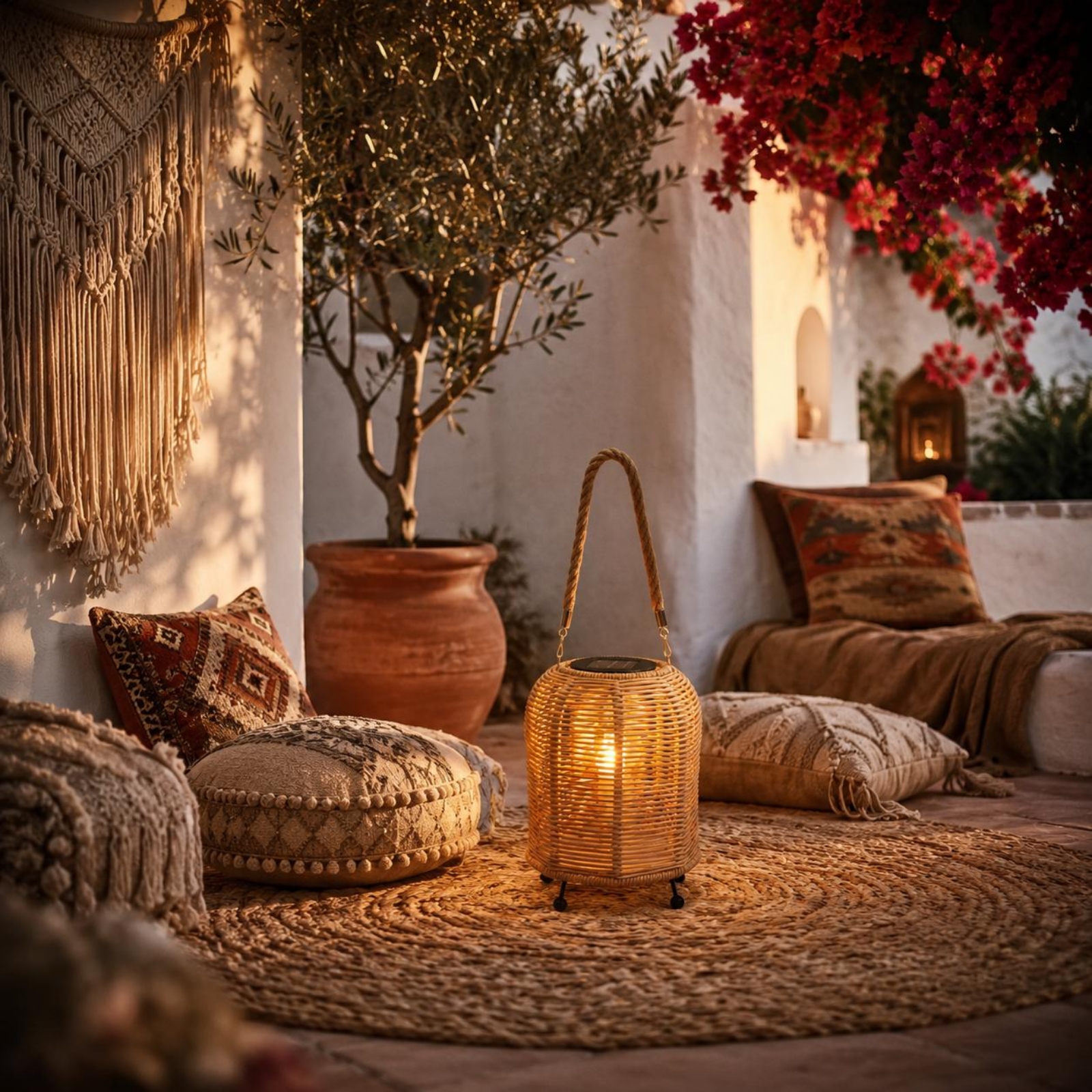 Handwoven Solar Lantern Warm L - Outdoor Lighting And Decor incelemesi ve fiyatı