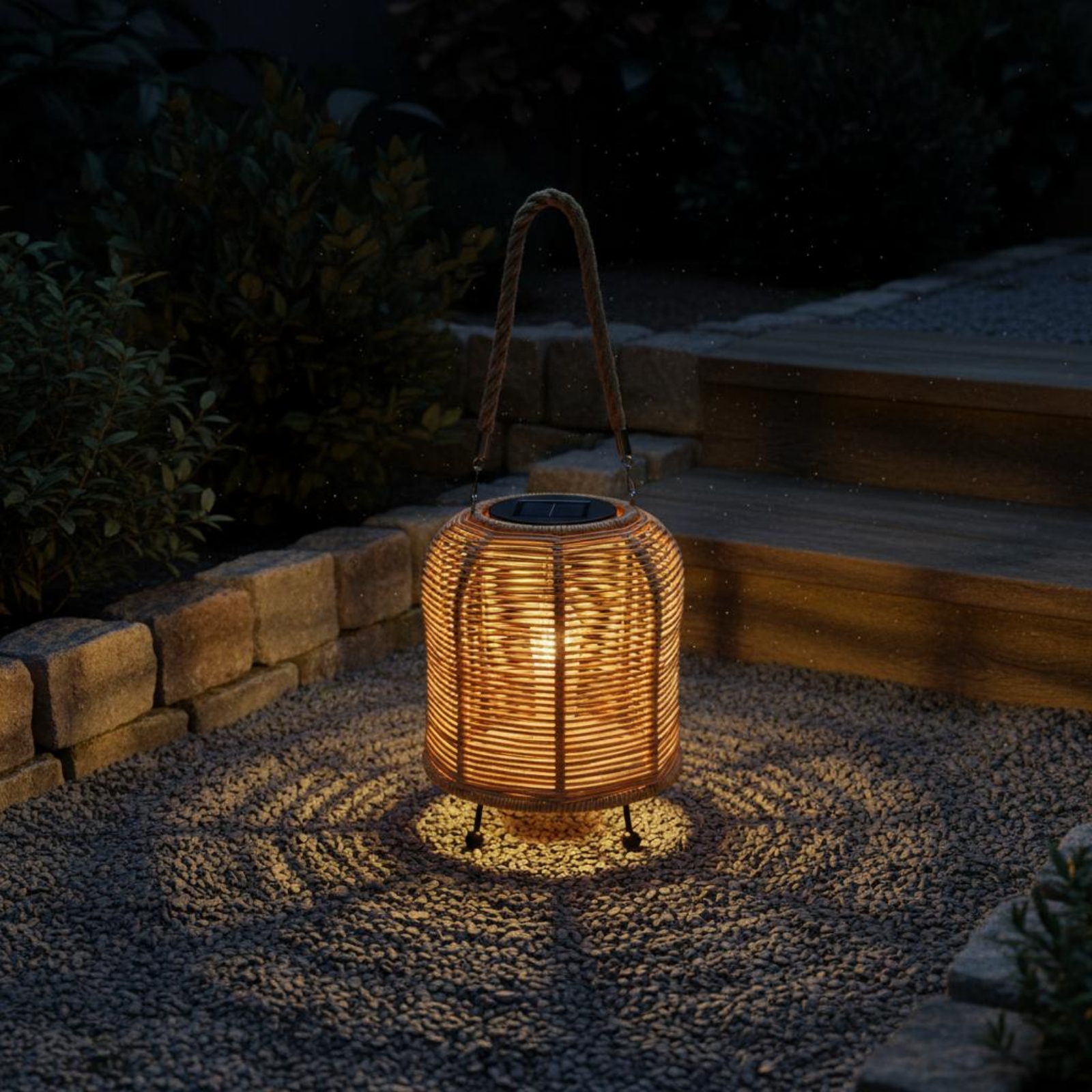 Handwoven Solar Lantern Warm L - Outdoor Lighting And Decor incelemesi ve fiyatı