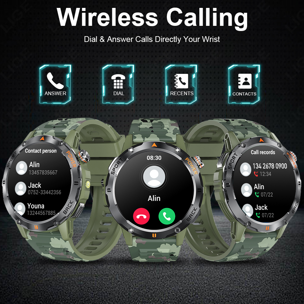 LIGE Outdoors Sports Smart Wat - Outdoor Lighting Ip Rating incelemesi ve fiyatı