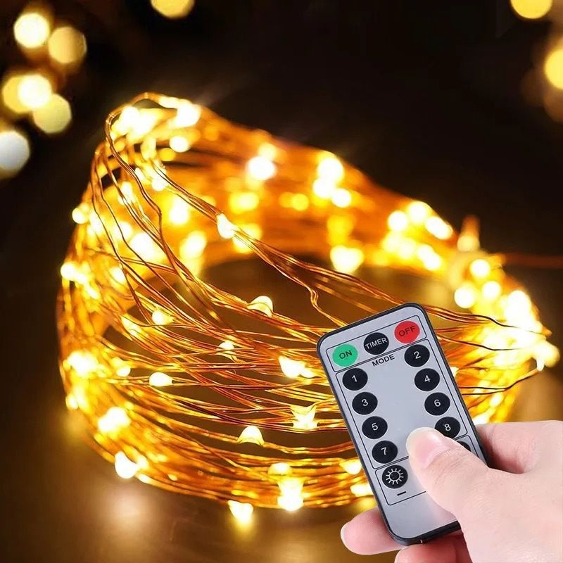Wedding Copper Silver Wire Gar - Outdoor Lighting No Wiring incelemesi ve fiyatı