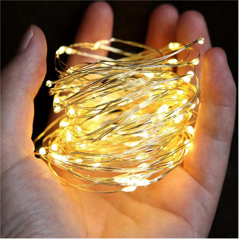 Wedding Copper Silver Wire Gar - Outdoor Lighting No Wiring incelemesi ve fiyatı