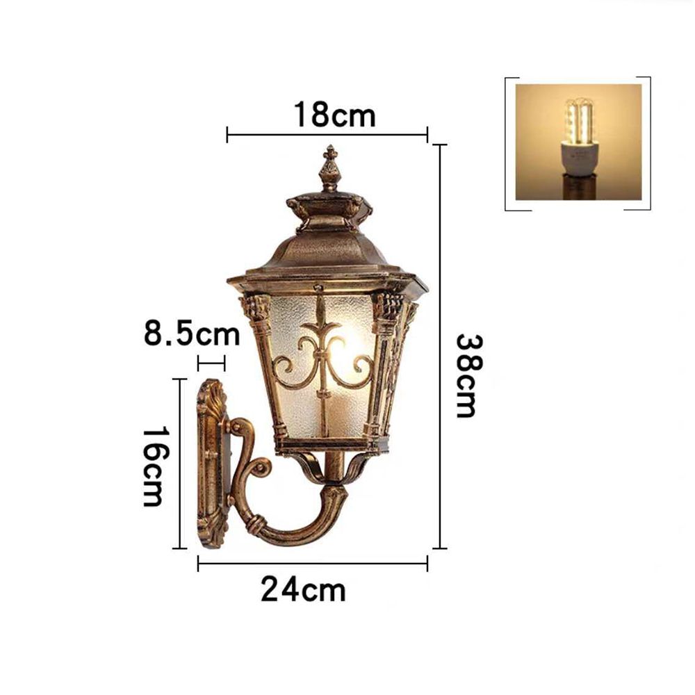 SANDIY Vintage Wall Light Outd - Outdoor Lighting Bronze incelemesi ve fiyatı