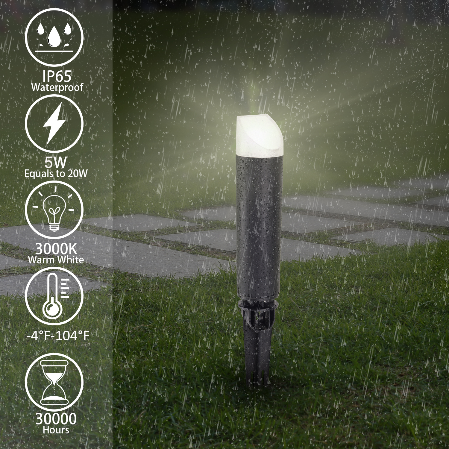 QACA LED Landscape Lighting Ou - Landscape Spike Light incelemesi ve fiyatı