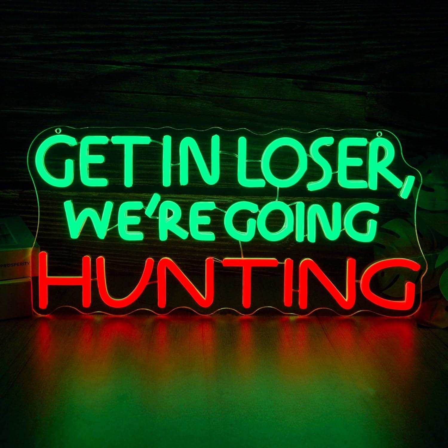 Funny Hunting Neon Sign LED Li - Outdoor Lighting And Decor incelemesi ve fiyatı