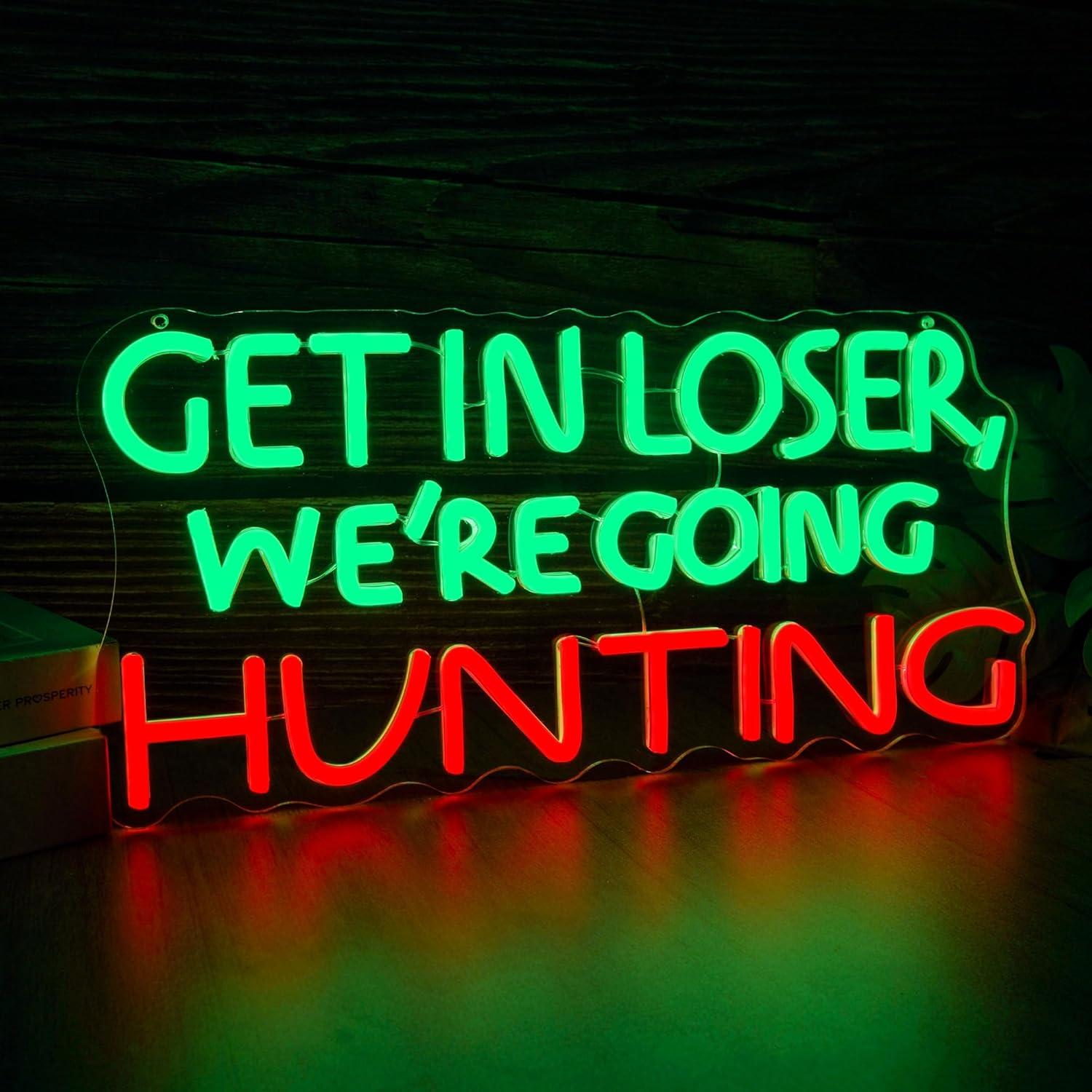 Funny Hunting Neon Sign LED Li - Outdoor Lighting And Decor incelemesi ve fiyatı