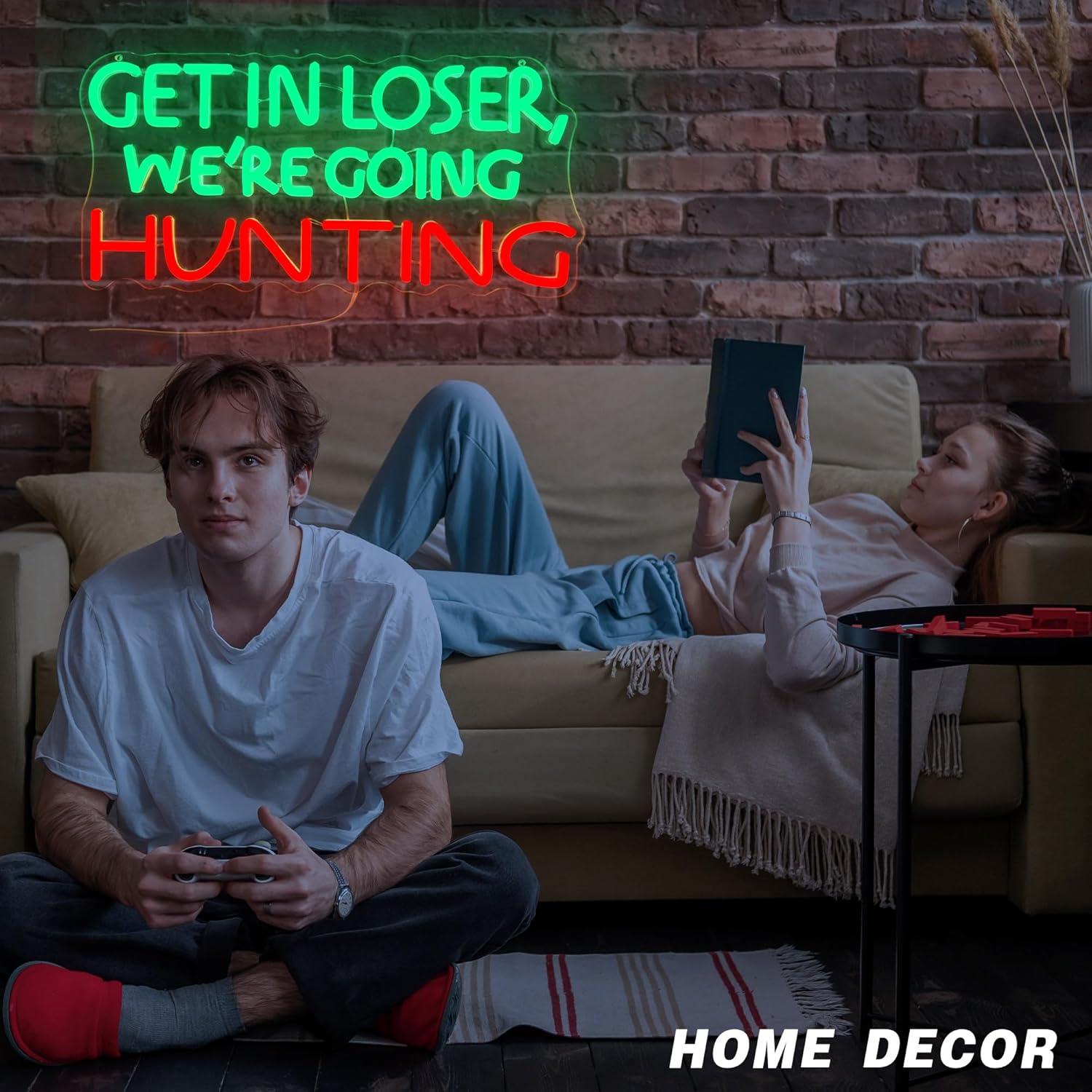 Funny Hunting Neon Sign LED Li - Outdoor Lighting And Decor incelemesi ve fiyatı