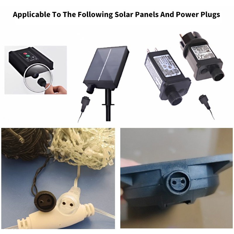 Outdoor 2Pin LED Connector wit - Outdoor Lighting Socket incelemesi ve fiyatı