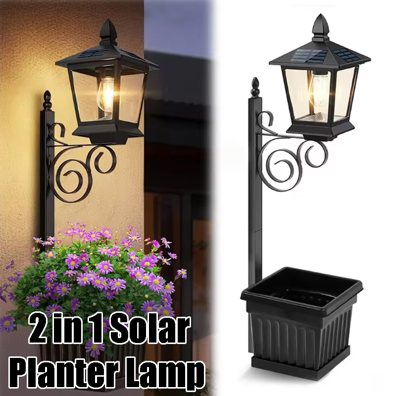 Solar Powered 2-in-1 Flower Po - Outdoor Lighting Patio incelemesi ve fiyatı