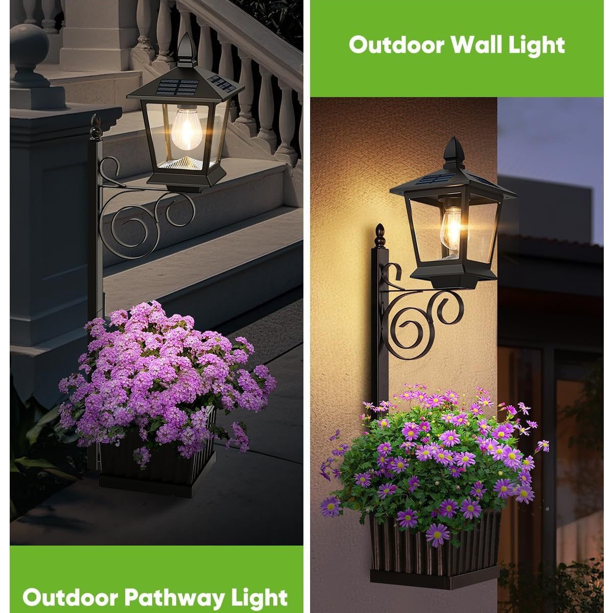 Solar Powered 2-in-1 Flower Po - Outdoor Lighting Patio incelemesi ve fiyatı