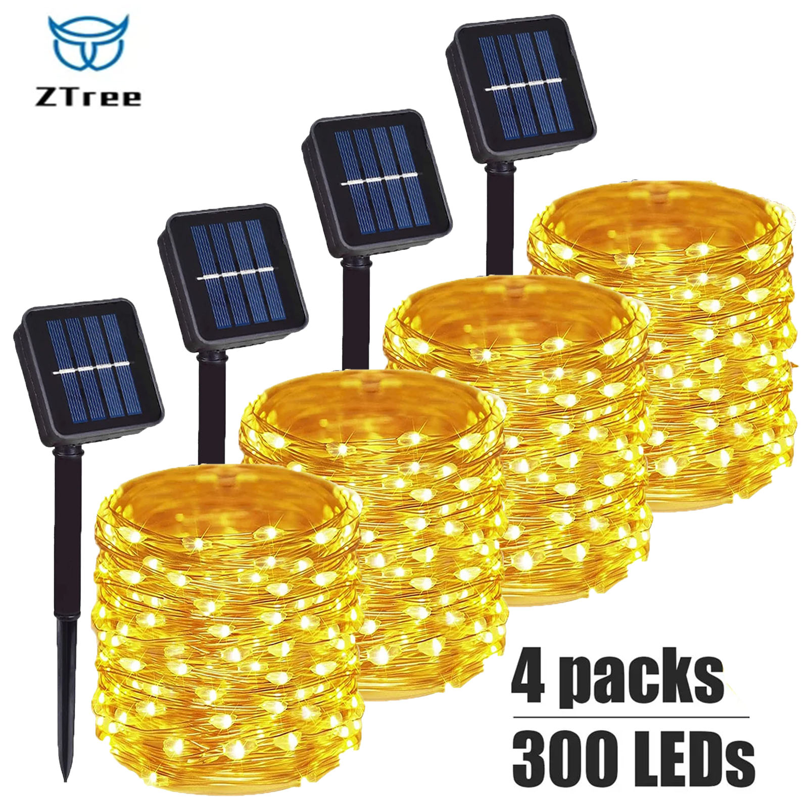 1~4Pcs Solar String Lights Out - Outdoor Lighting No Wiring incelemesi ve fiyatı
