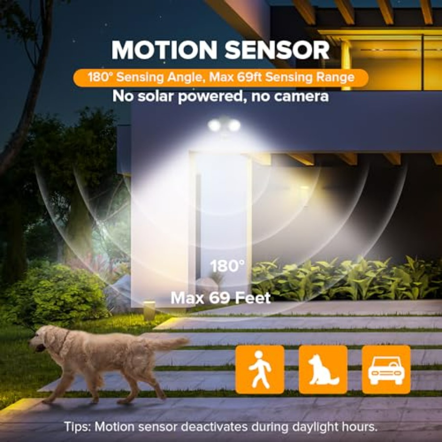 32W 3500 Lumen LED Security Li - Outdoor Lighting With Motion Sensor incelemesi ve fiyatı