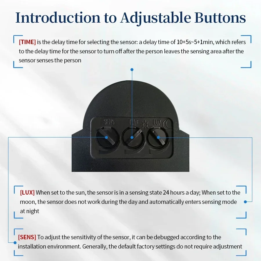 PIR Motion Sensor 220V 110V 12 - Outdoor Lighting With Motion Sensor incelemesi ve fiyatı
