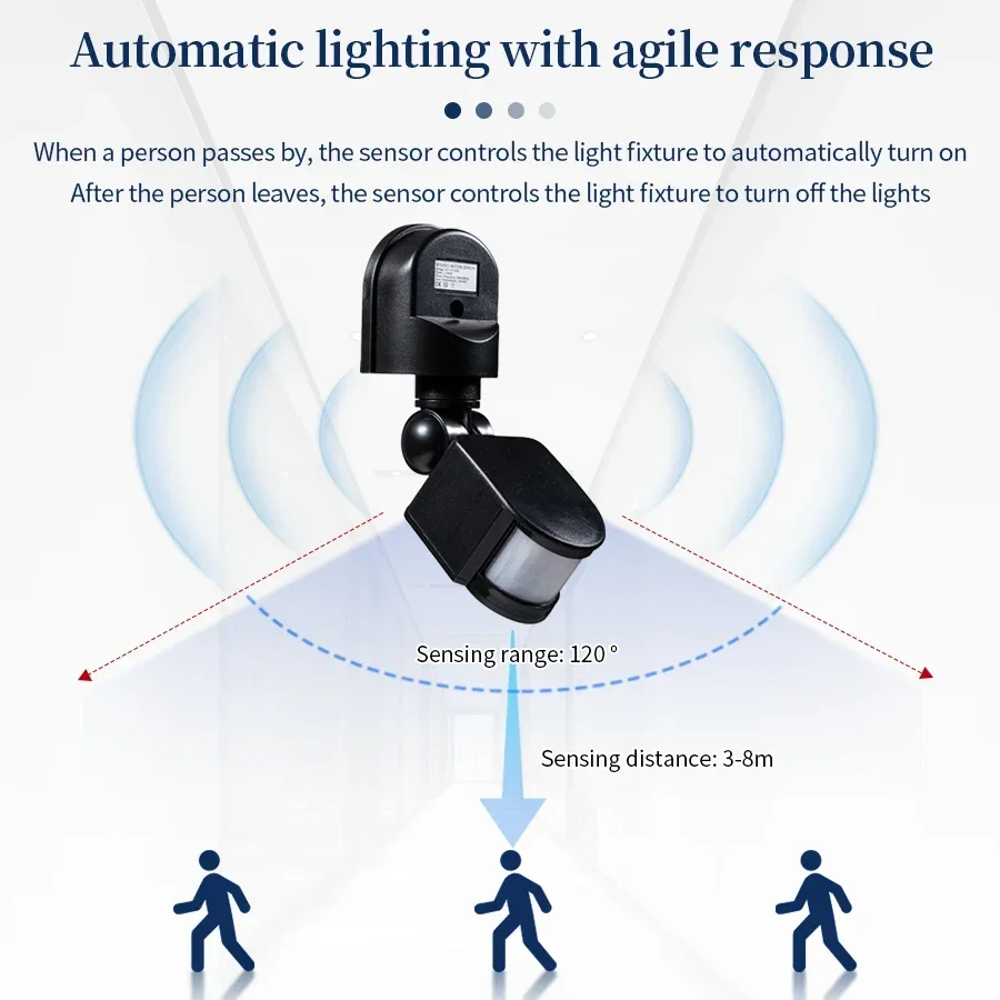 PIR Motion Sensor 220V 110V 12 - Outdoor Lighting With Motion Sensor incelemesi ve fiyatı