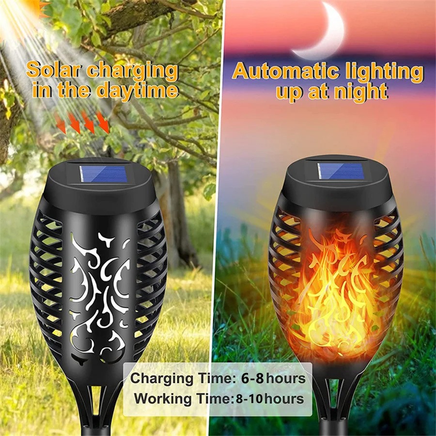 Waterproof Solar Led Flame Tor - Fire Torch Solar incelemesi ve fiyatı