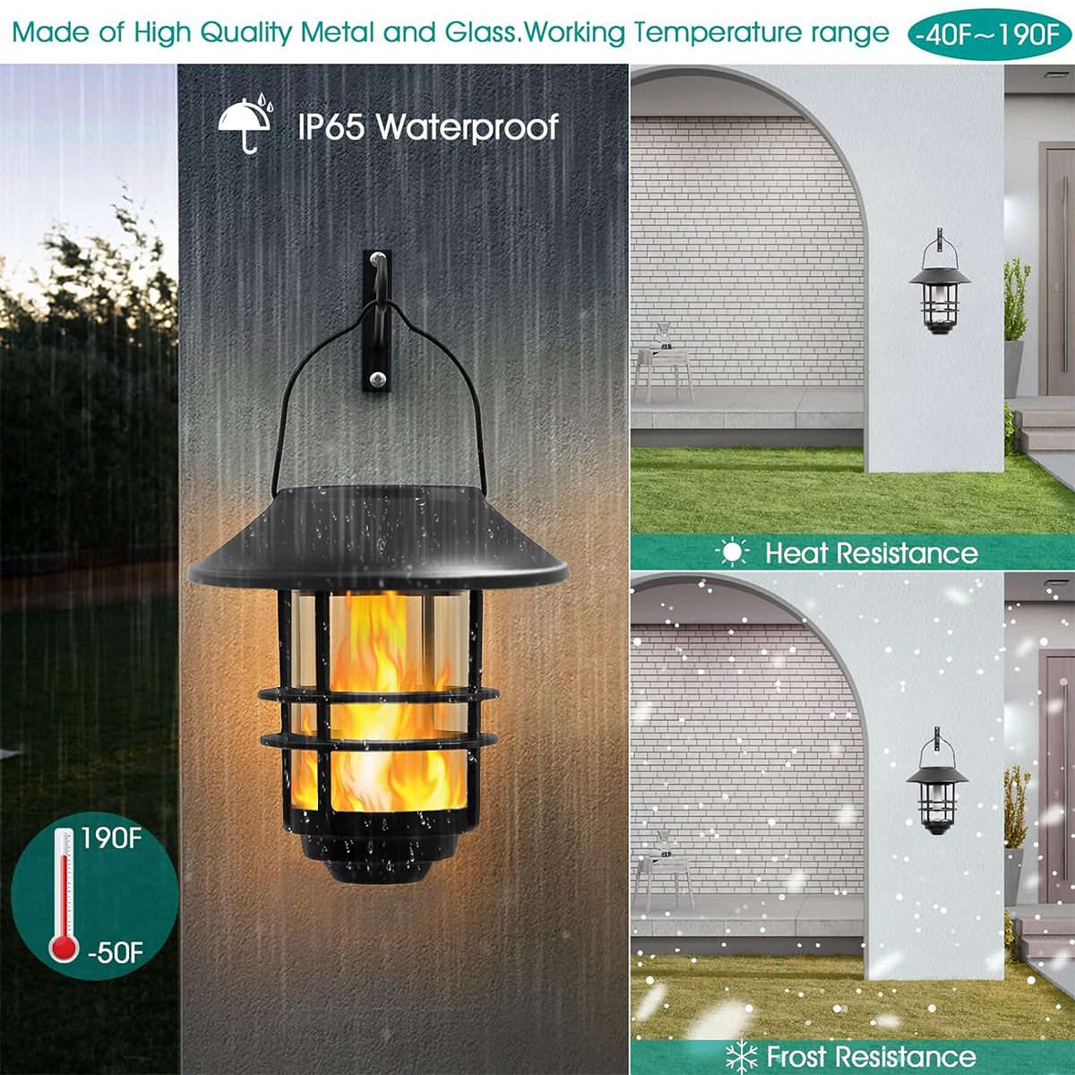 1pcs Solar Hanging Lantern Out - Fire Torch Solar incelemesi ve fiyatı