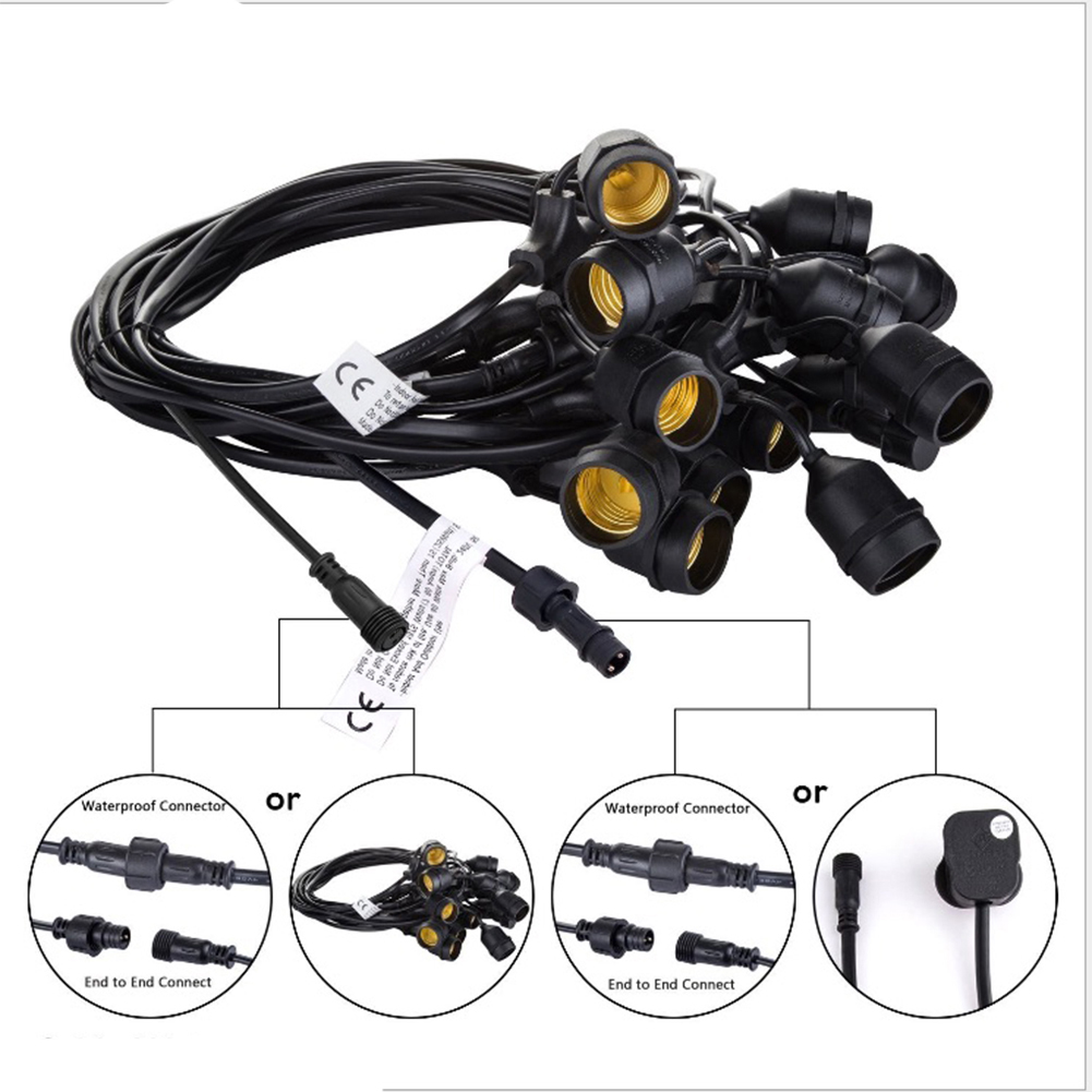10/20/30m E27 Commercial Grade - Outdoor Lighting No Wiring incelemesi ve fiyatı