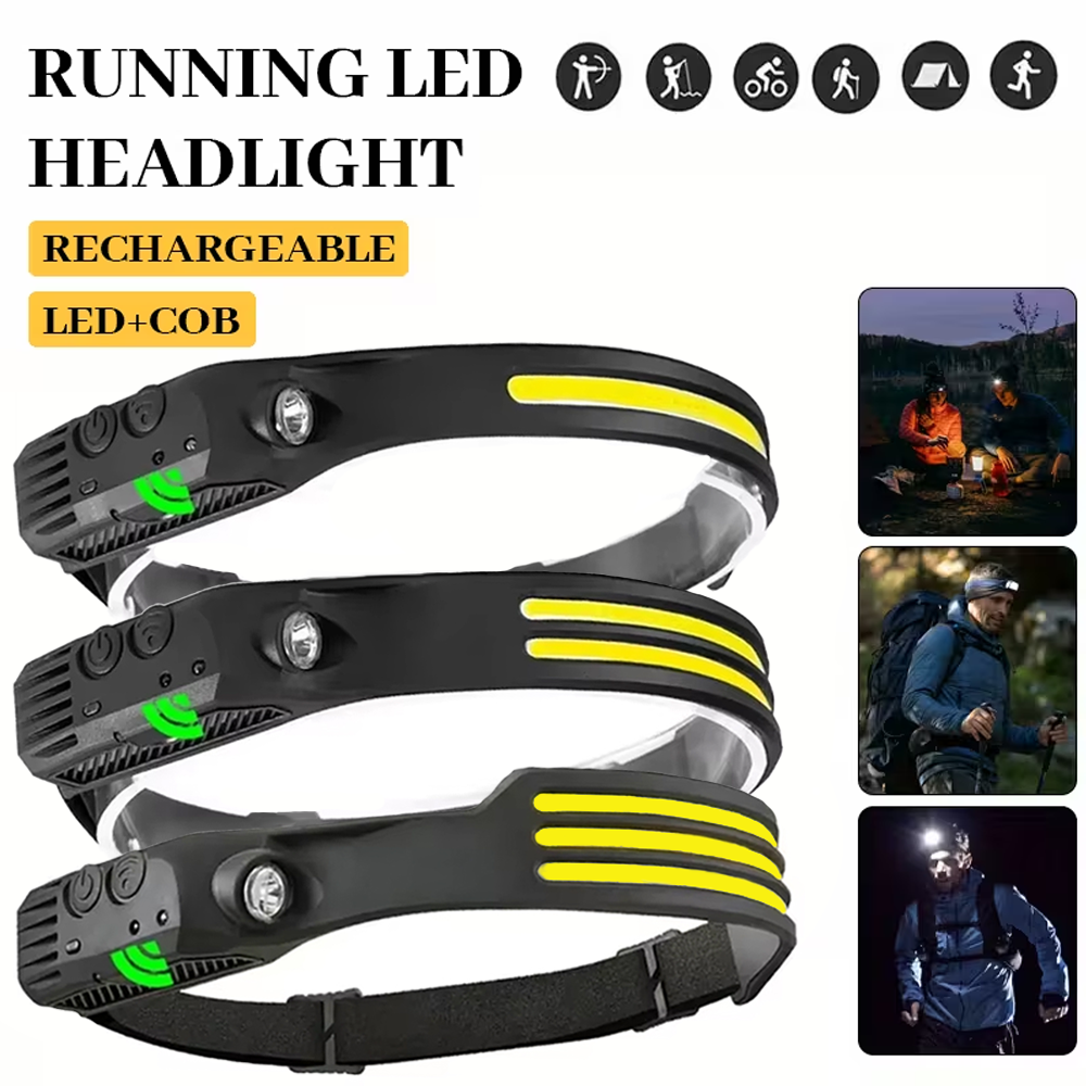 COB LED Induction Headlamp USB - Outdoor Lighting Bollards incelemesi ve fiyatı