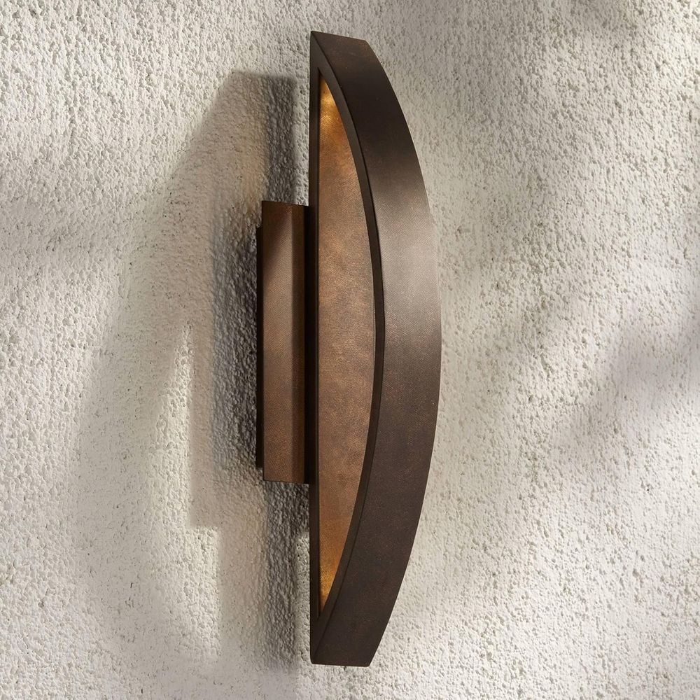 LED Outdoor Wall Light, Mottle - Outdoor Lighting Bronze incelemesi ve fiyatı