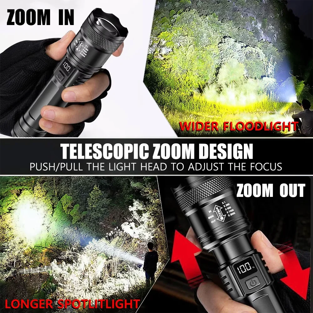 Rechargeable LED Flashlight Zo - Outdoor Lighting B&Q incelemesi ve fiyatı