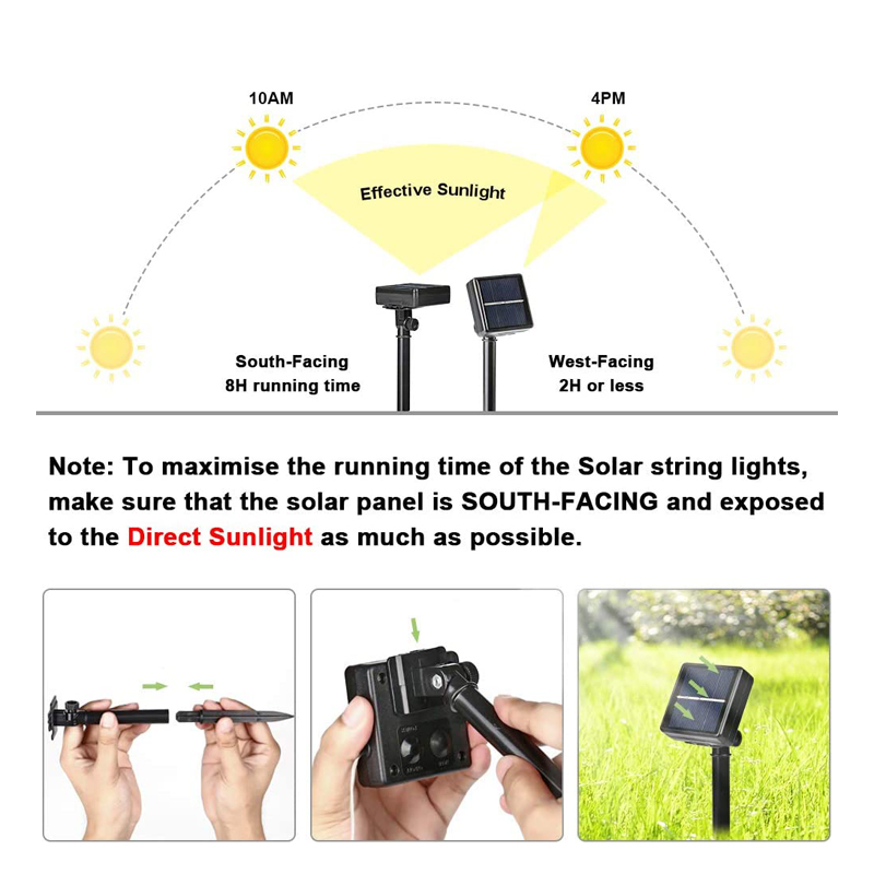 Outdoor LED Solar Fairy String - Outdoor Lighting No Wiring incelemesi ve fiyatı