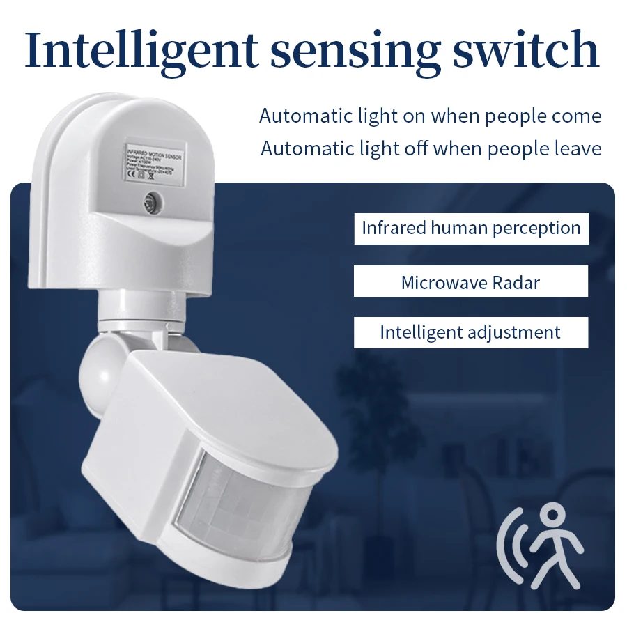 100-240V 12V PIR Motion Sensor - Outdoor Lighting With Motion Sensor incelemesi ve fiyatı