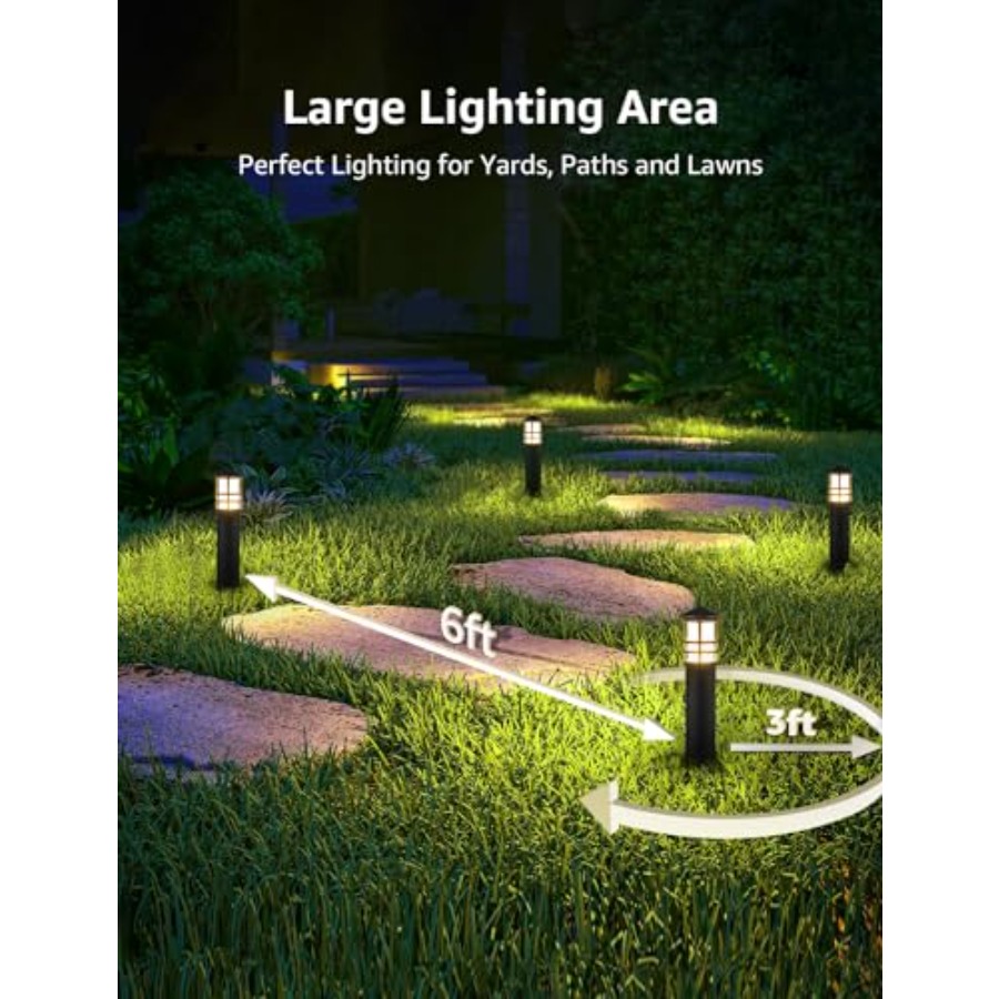 4-Pack Low Voltage Pathway Lig - Outdoor Lighting Bollards incelemesi ve fiyatı