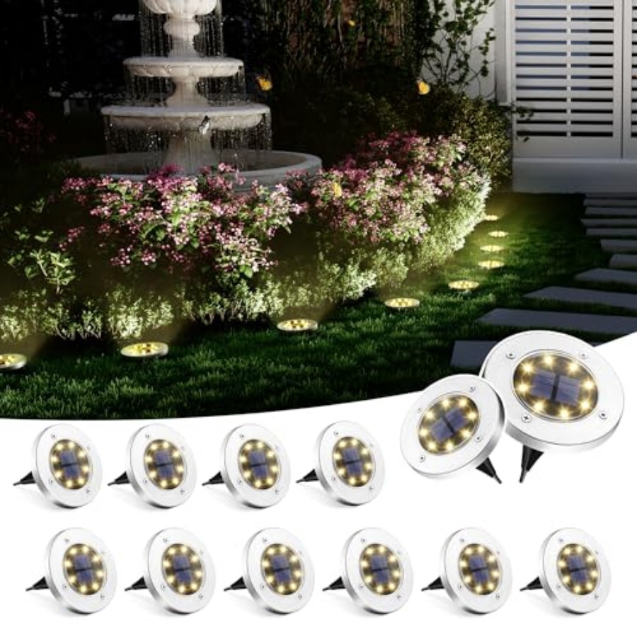 Solar Ground Lights Solar Ligh - Outdoor Lighting Patio incelemesi ve fiyatı