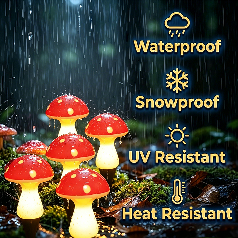 Outdoor LED Mushroom Decor Cou - Landscape Spike Light incelemesi ve fiyatı