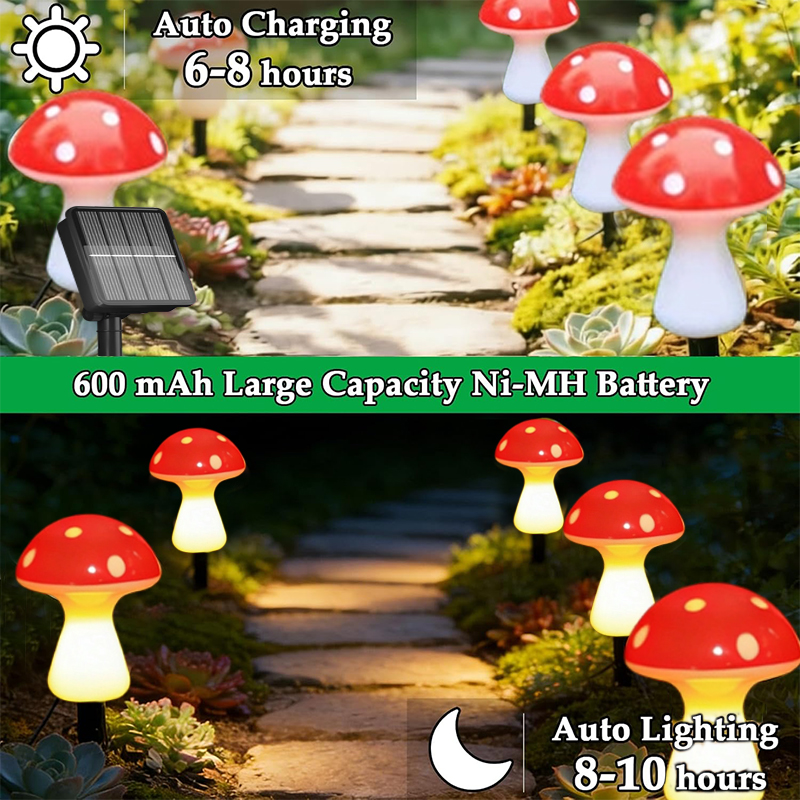 Outdoor LED Mushroom Decor Cou - Landscape Spike Light incelemesi ve fiyatı