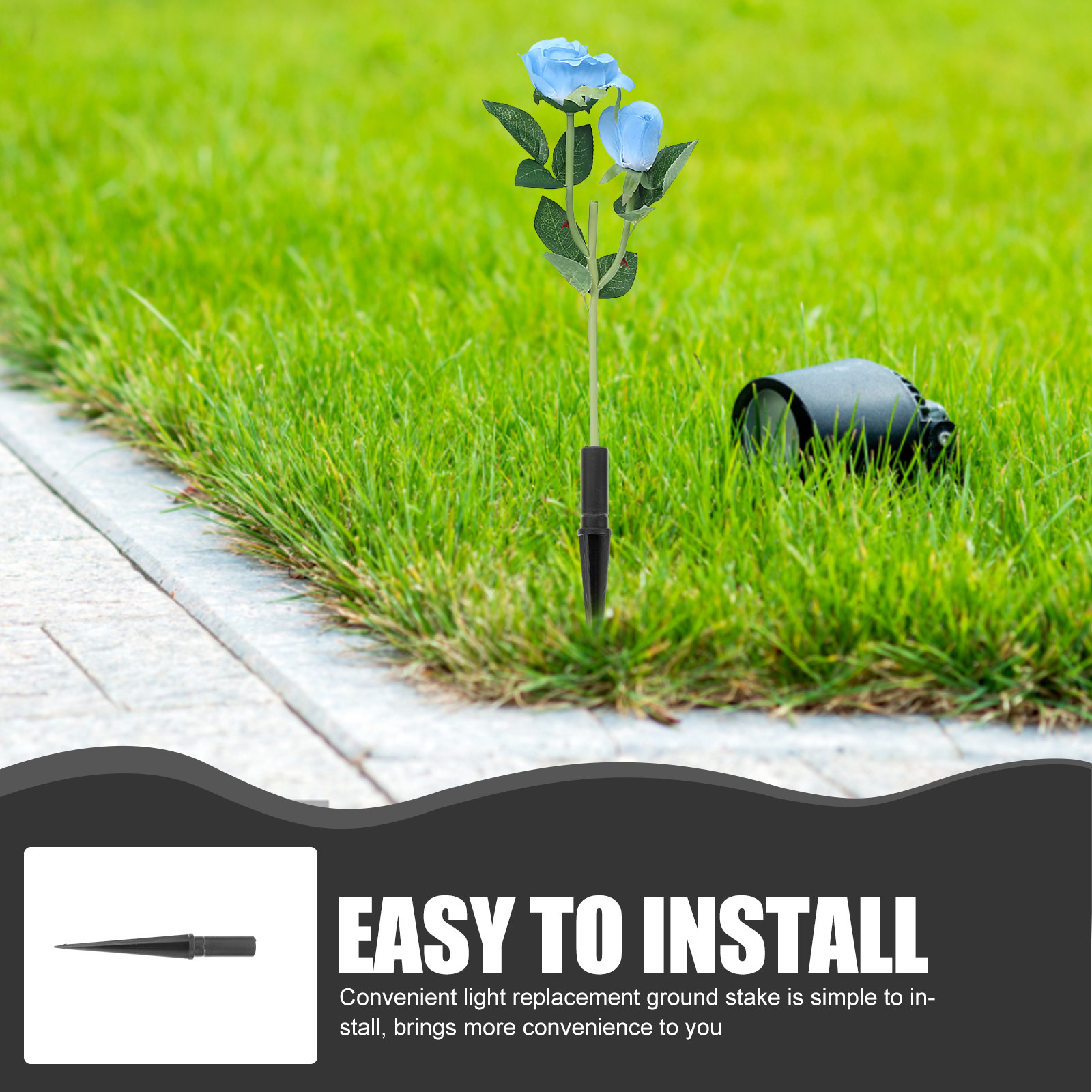 20Pcs Lightweight Yet Strong P - Landscape Spike Light incelemesi ve fiyatı