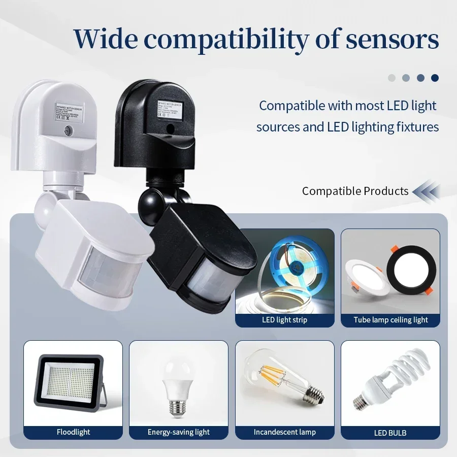 12V PIR Motion Sensor 110-240V - Outdoor Lighting With Motion Sensor incelemesi ve fiyatı