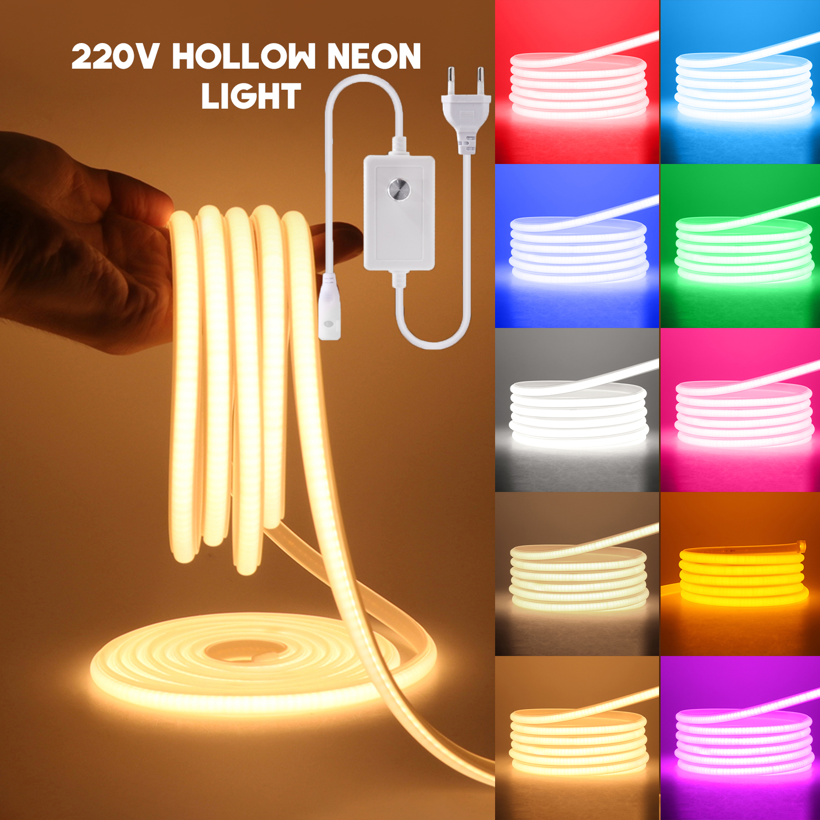Dimmable COB LED Strip Light 2 - Outdoor Lighting Socket incelemesi ve fiyatı