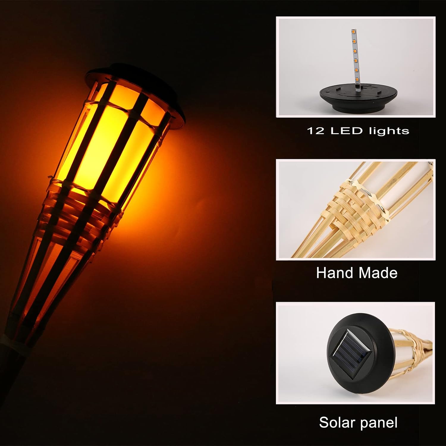 Solar Lamps LED Flame Effect L - Fire Torch Solar incelemesi ve fiyatı