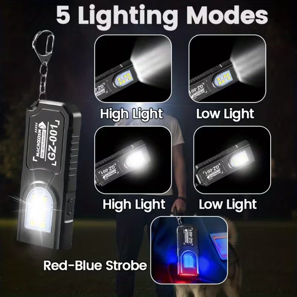 Mini COB LED Keychain Flashlig - Outdoor Lighting Lowes incelemesi ve fiyatı